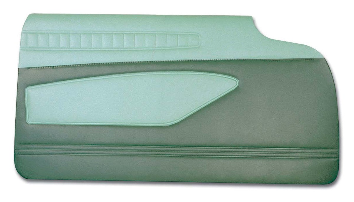 1960 Chevrolet Bel Air Door Panel Set Green 2 Door Sedan 