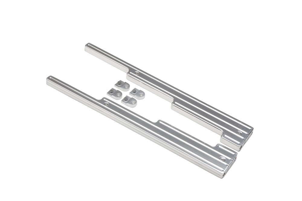 Billet Spark Plug Wire Loom Brackets -Ball Milled