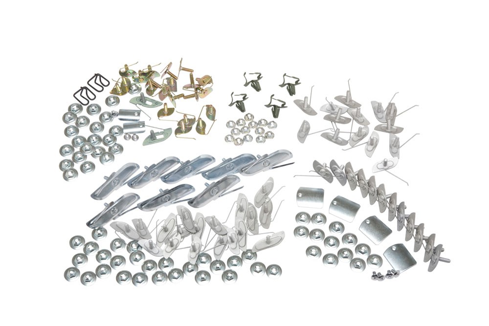 1957 Bel Air & 210, 2 Door Complete Side Molding Clip Set