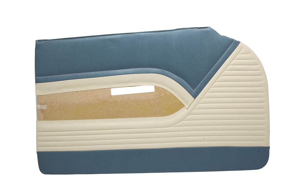 1955 Bel Air 2 Door Hardtop Preassembled Side Panel Set -Blue/BEI