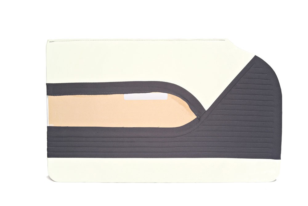 1955 Bel Air 2 Door Sedan Preassembled Side Panel Set -Ivory/Gray