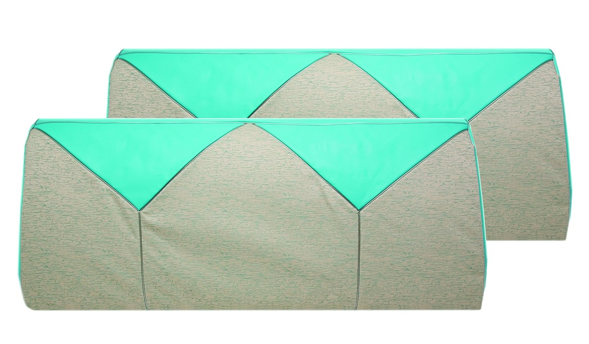 1956 Bel Air 2 Door Nomad Wagon Seat Cover Sets -Turquoise/Turquoise