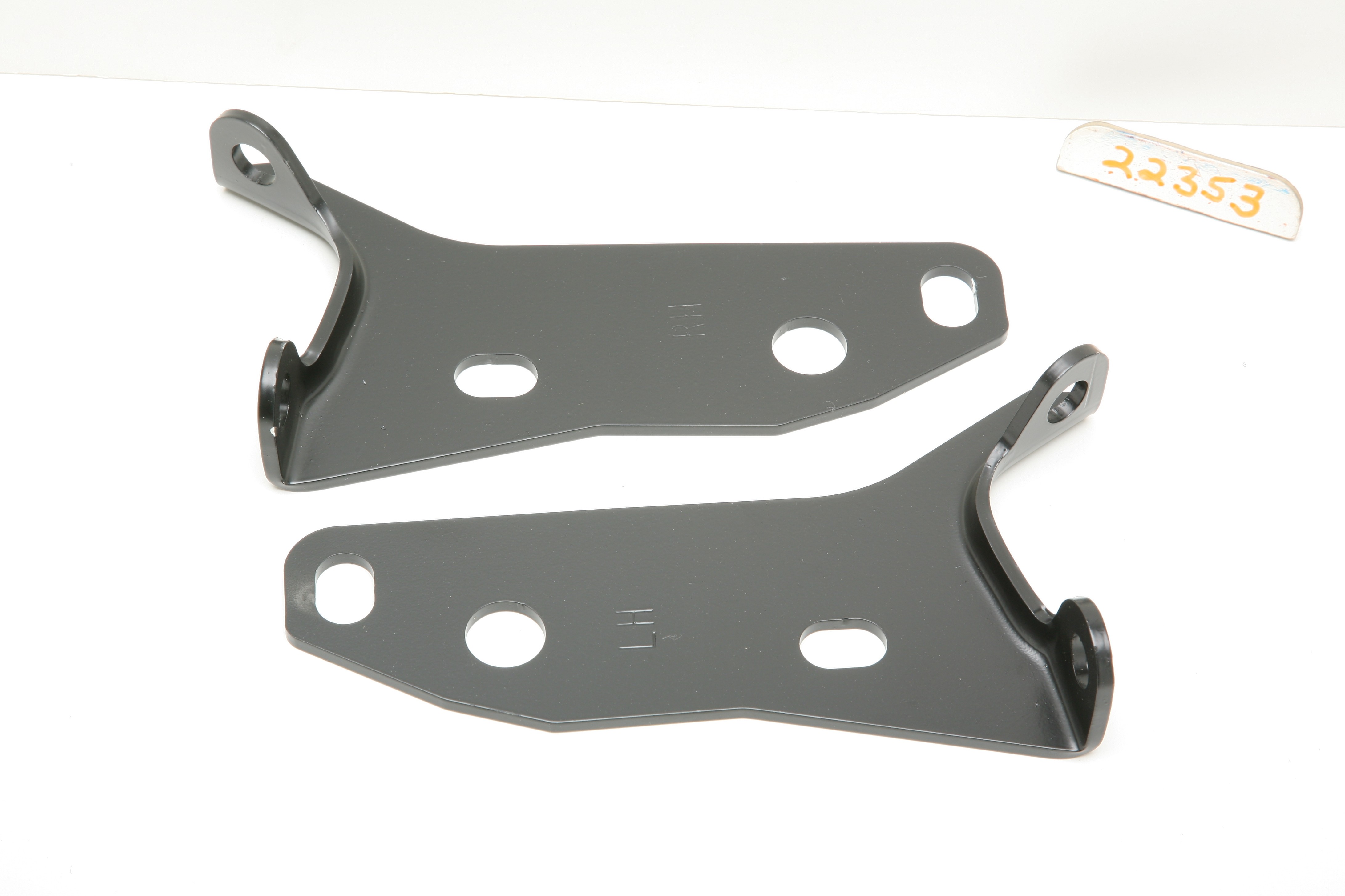 1957 REAR CENTER BUMPER BRACKETS