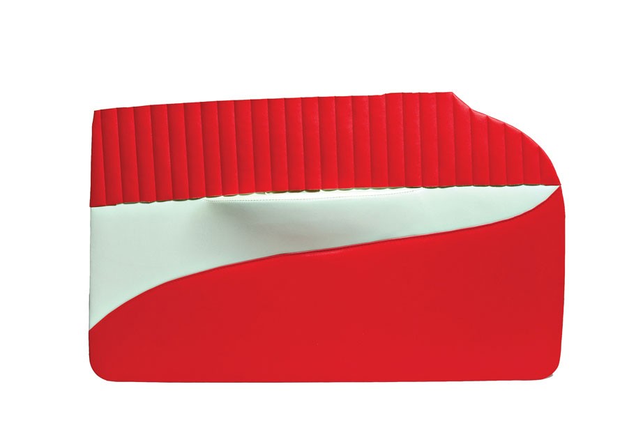 1956 Bel Air Convertible Preassembled Side Panel Set -IVO/RED