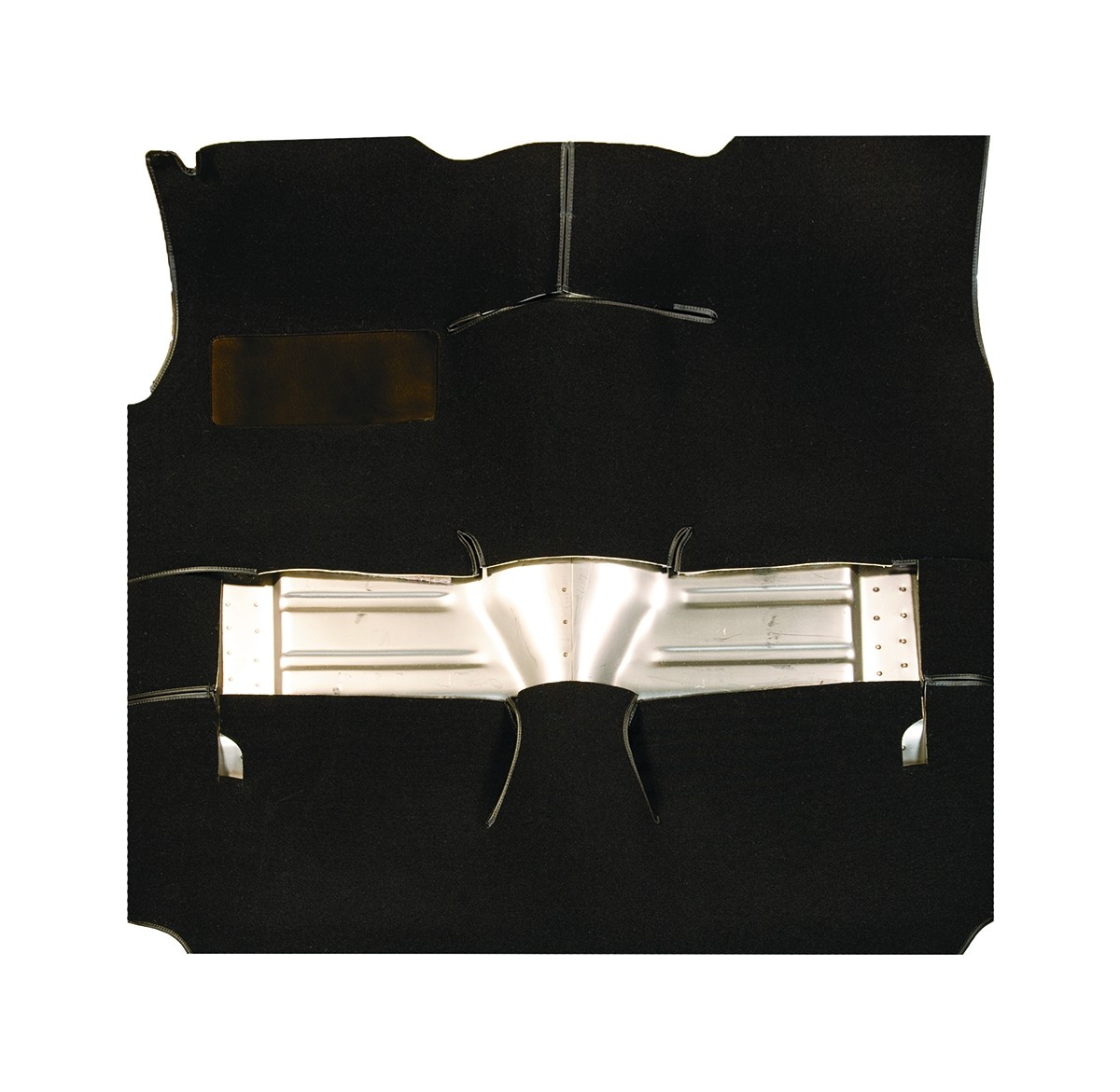 Carpet Black 1955-1956 2 Door Hardtop & Convertible