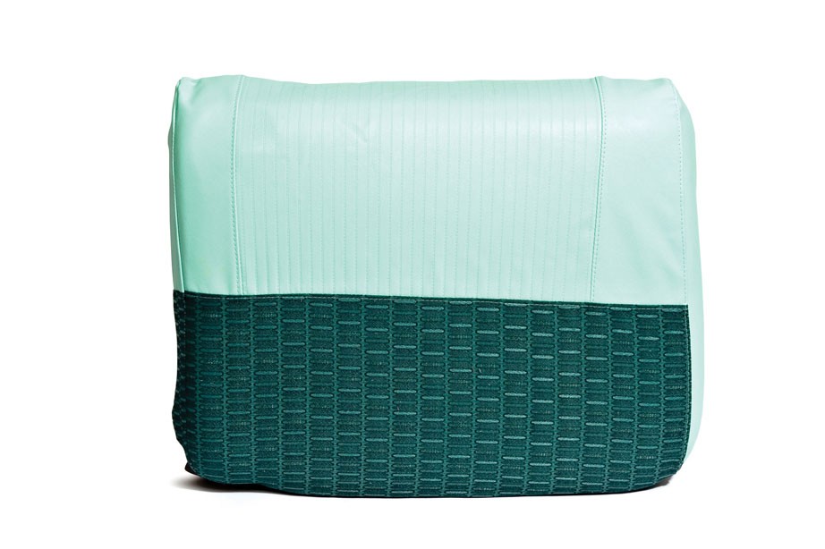 1957 210 2 Door Sedan Seat Cover Set -Green/Green