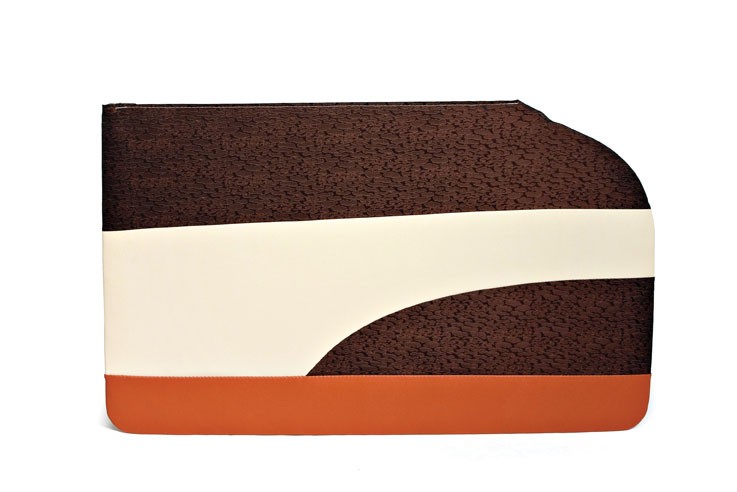 1957 Nomad Wagon Preassembled Side Panel Set -Beige/Copper