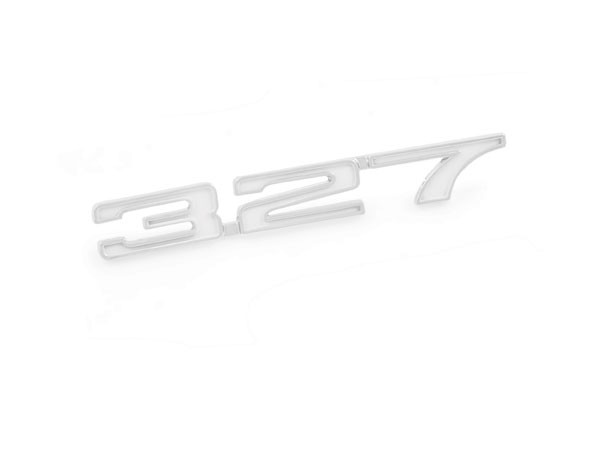 Emblem 1968 Camaro '327' Right hand Front Fender