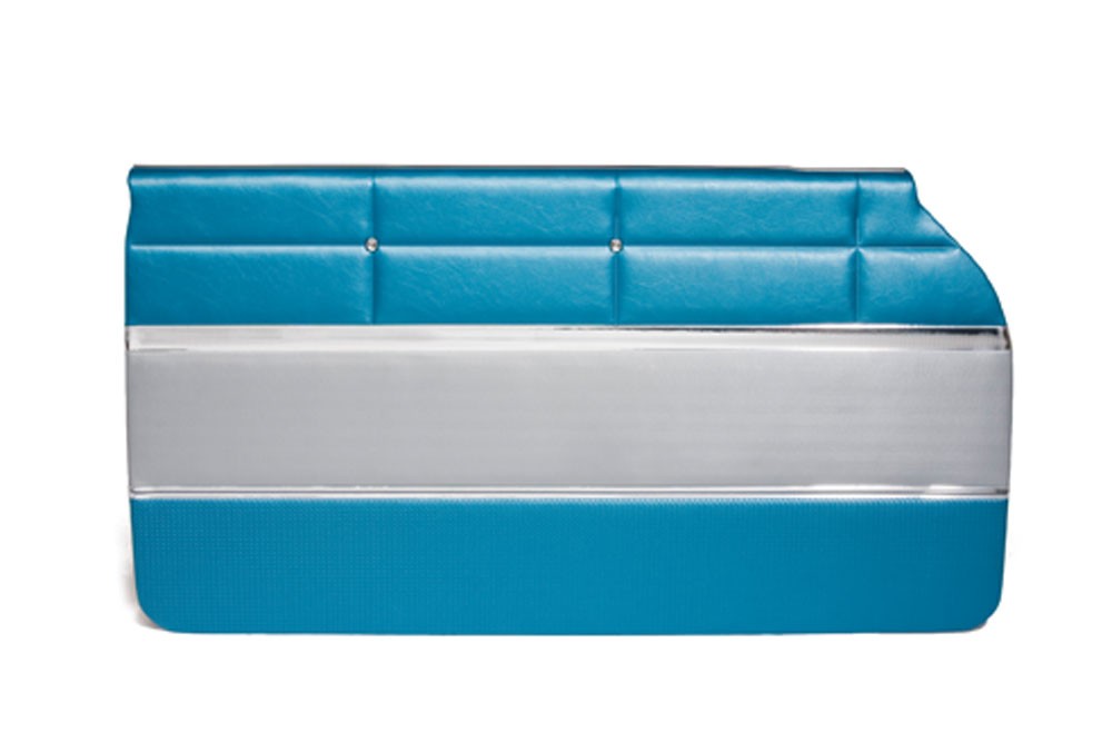 Side Panel Set Blue/SIL 61 Impala 2Dr Hardtop