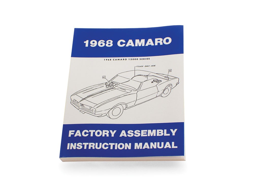 Manual 1968 Camaro Factory Assembly