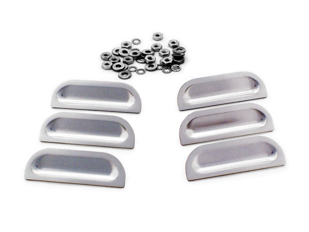 Louvers 1957 210 Silver Front Fender