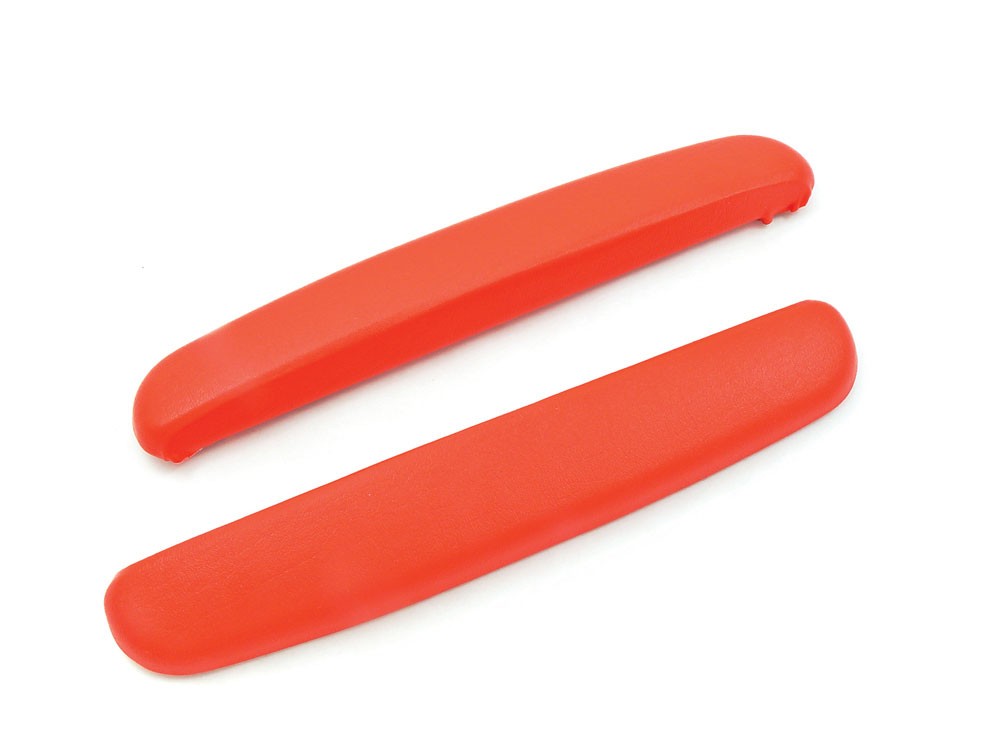 Arm Rest Pads 1957 Bel Air Front Red