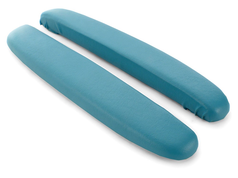 Arm Rest Pads 1957 Bel Air Front Turq