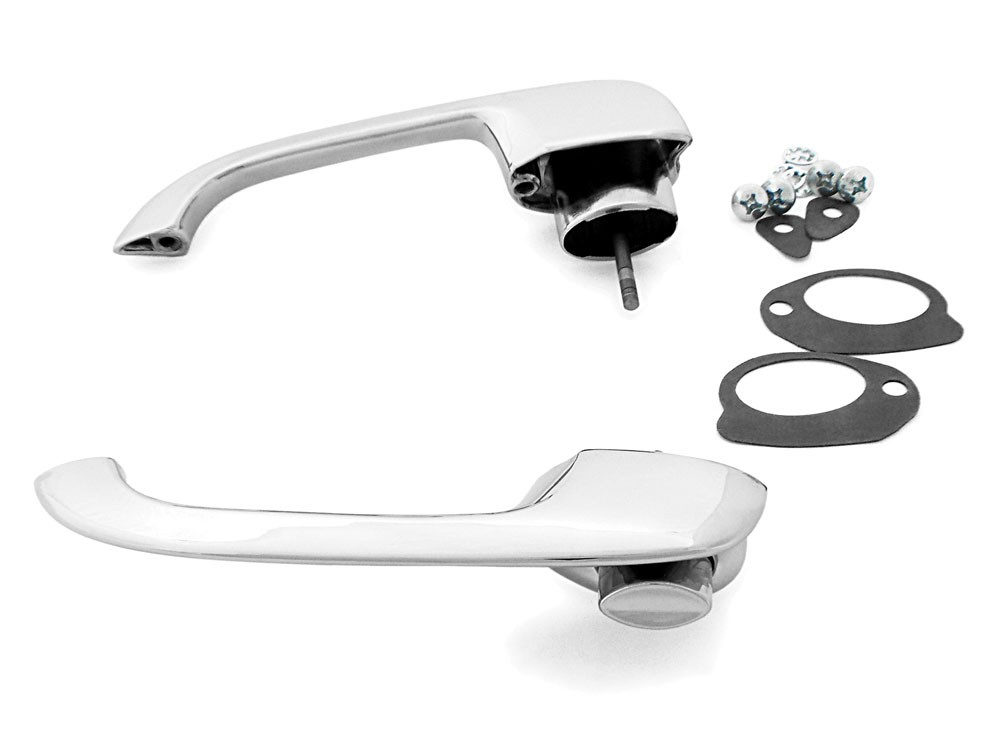 1955-1956-1957 Complete Door Handle Assemblies -2 Door Hardtop And Convertible