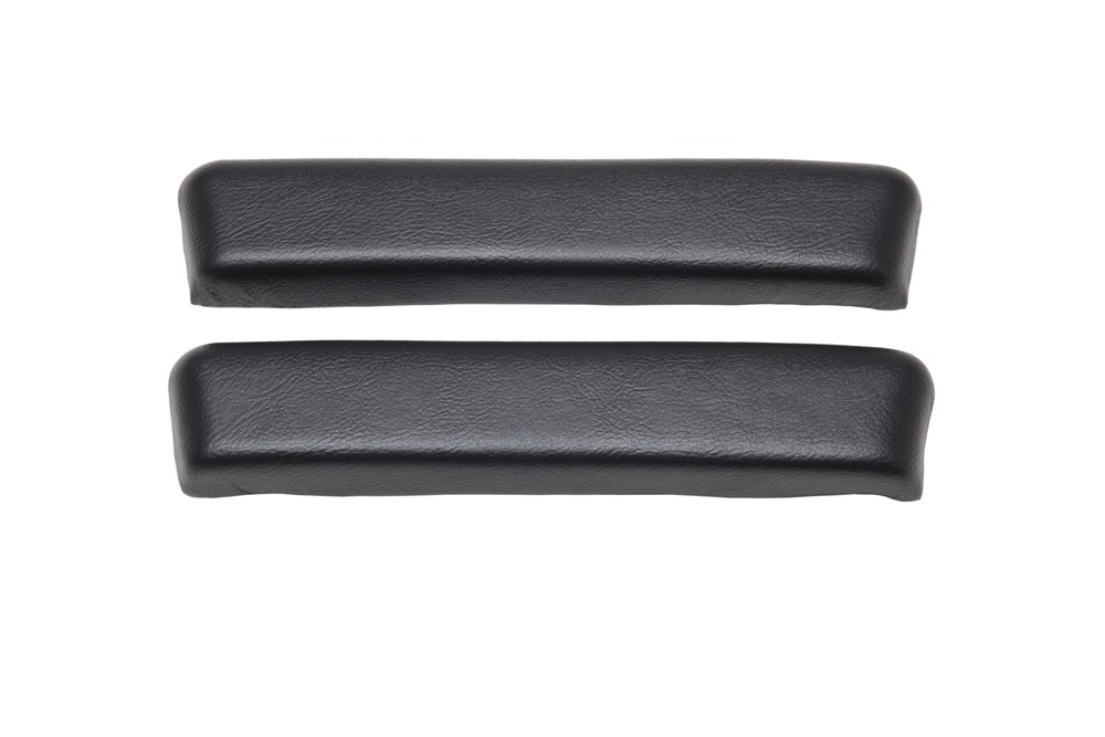 Arm Rest Pads Black 65-7 Chevelle Fr