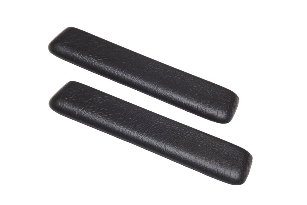 Arm Rest Pads Black 63-4 Nova Front