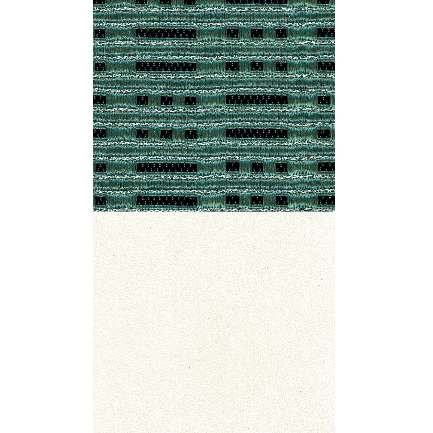 1956 210 2 Door Hardtop Seat Cover Set -Ivory/Green