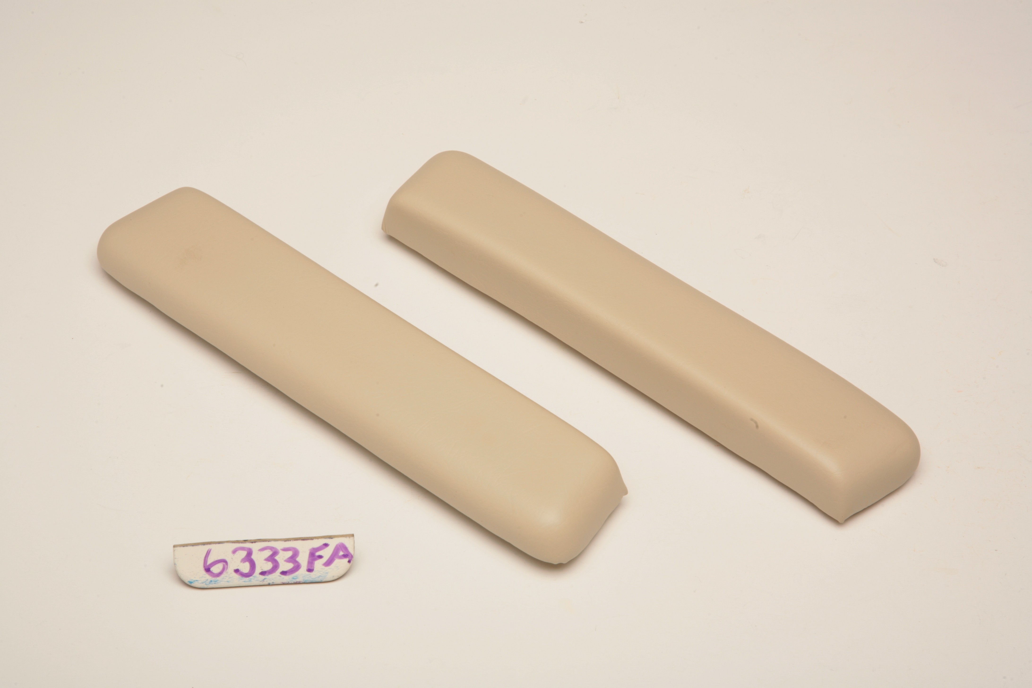 Arm Rest Pads Oyster 1964 Chevelle Front