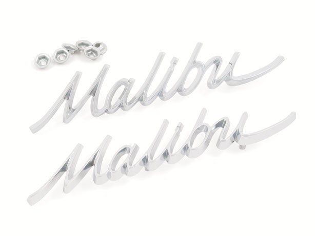 Emblem 1966-1967 'Malibu' Rear Quarter
