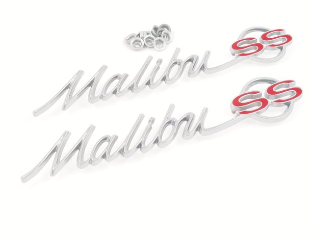 Emblem 1965 'Malibu SS' Rear Quarter