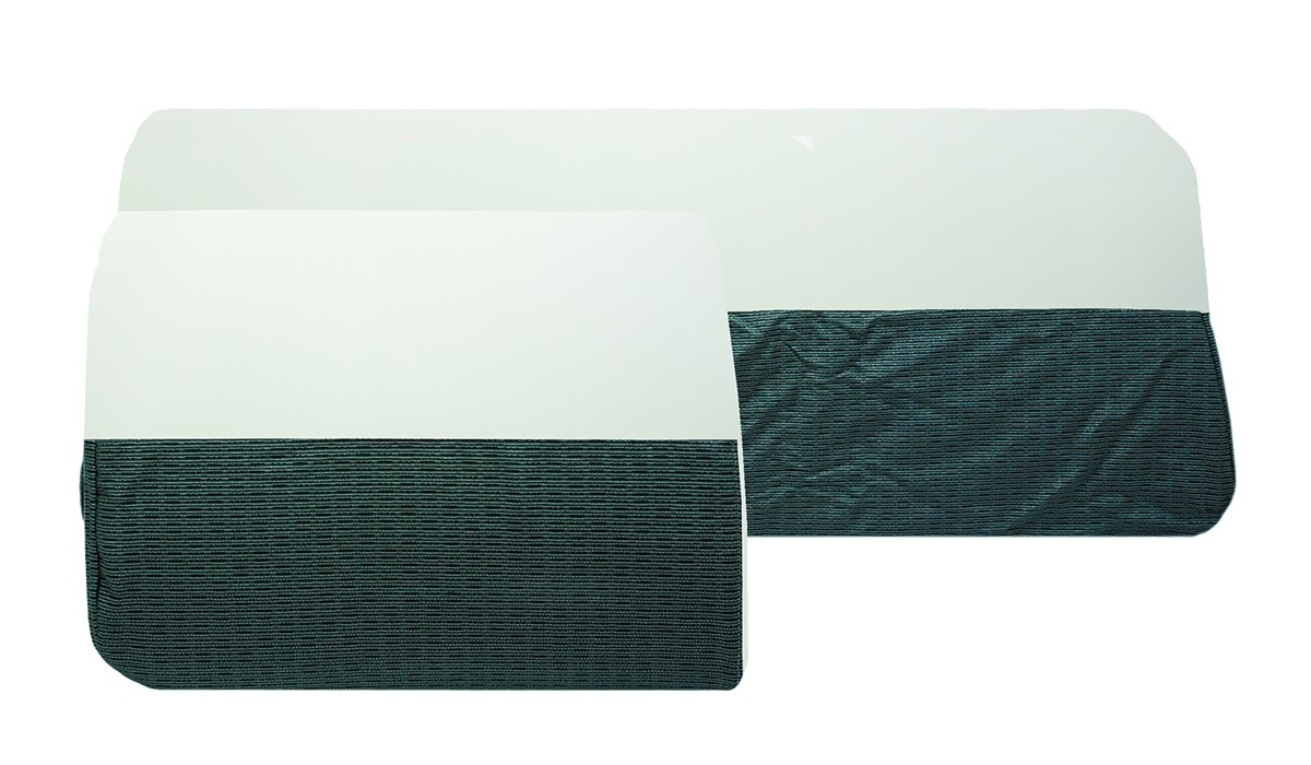 1956 210 2 Door Sedan Seat Cover Set -Ivory/Charcoal