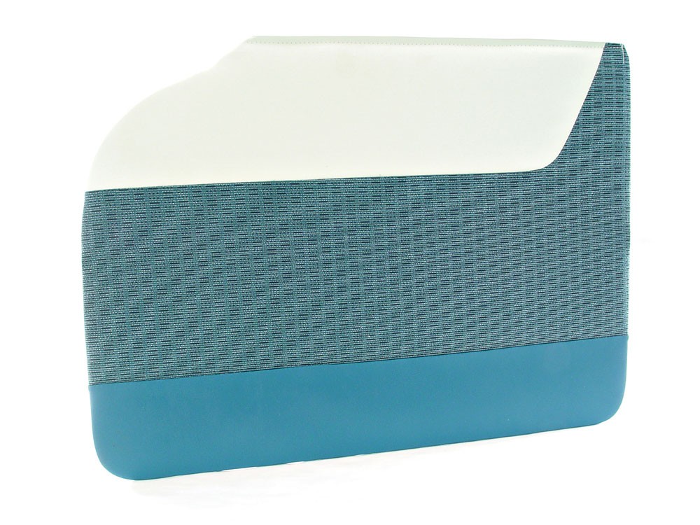 1956 210 4 Door Sedan Preassembled Side Panel Set -Blue/Ivory