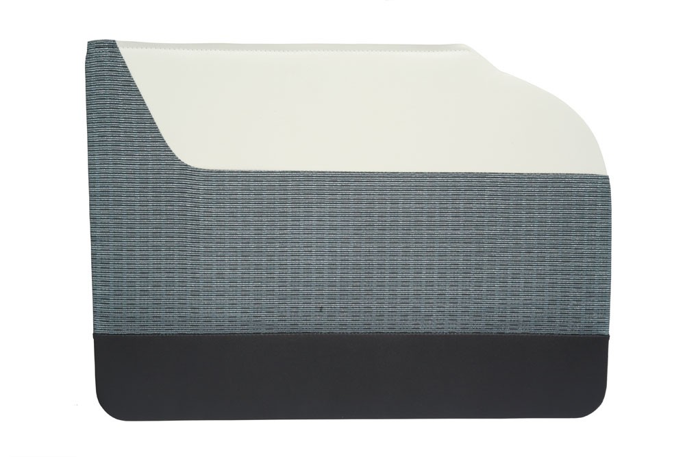 1956 210 4 Door Sedan Preassembled Side Panel Set -Charcoal/Ivory