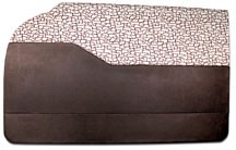 1957 150 2 Door Sedan Preassembled Side Panel Set -Silver/Black