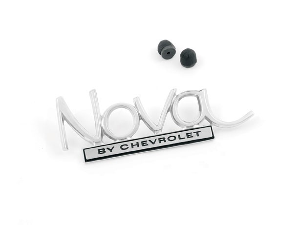 Emblem 69-72 'Nova By Chevy'Trunk