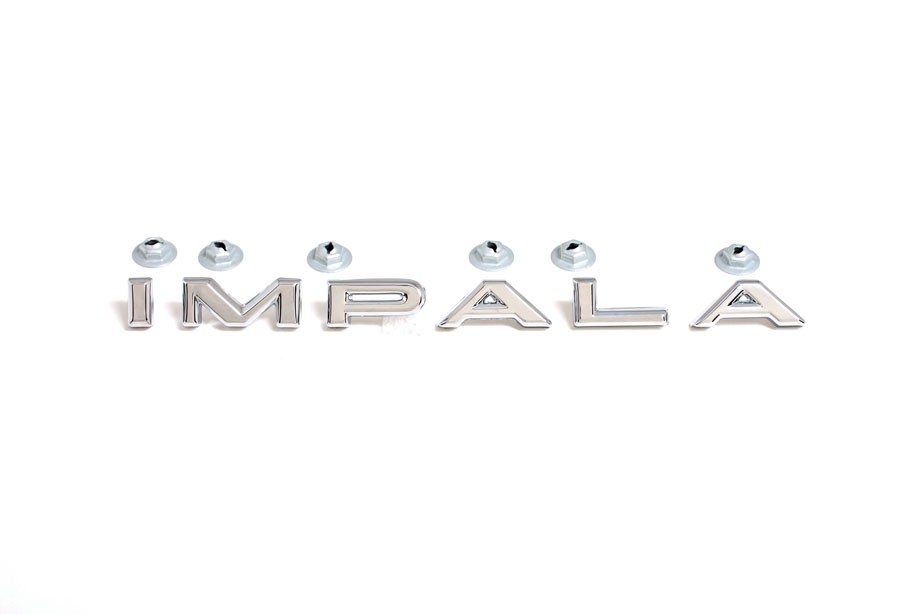 1964 'impala' Quarter Panel Letters