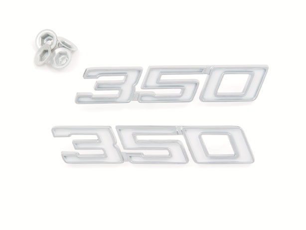1969-1970 Impala '350' Front Fender Emblem