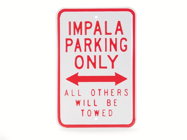 IMPALA PARKING ONLY