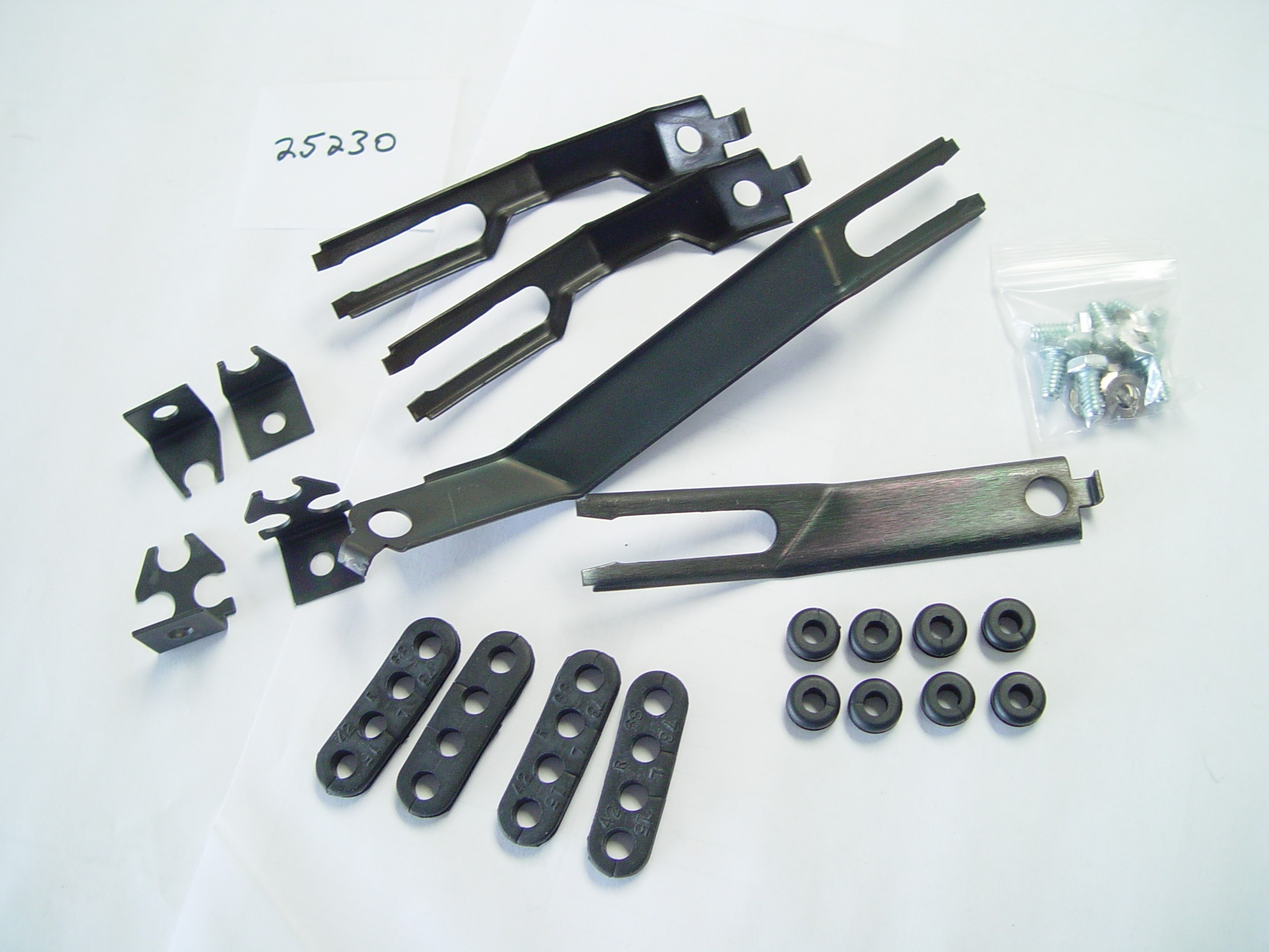 1955 SPARK PLUG WIRE SUPPORT BRACKETS & GROMMETS