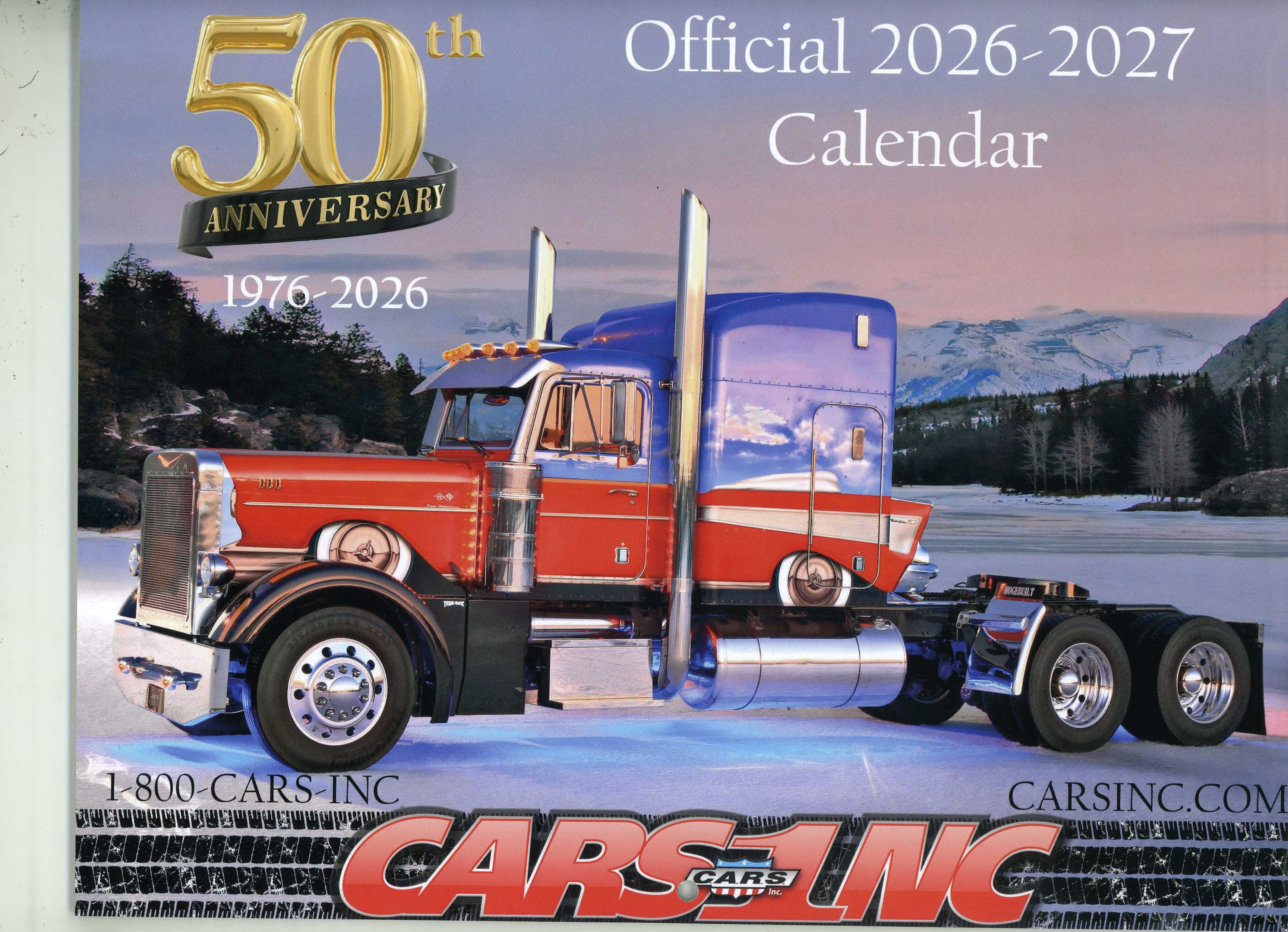 2026 CARS Inc. Calendar
