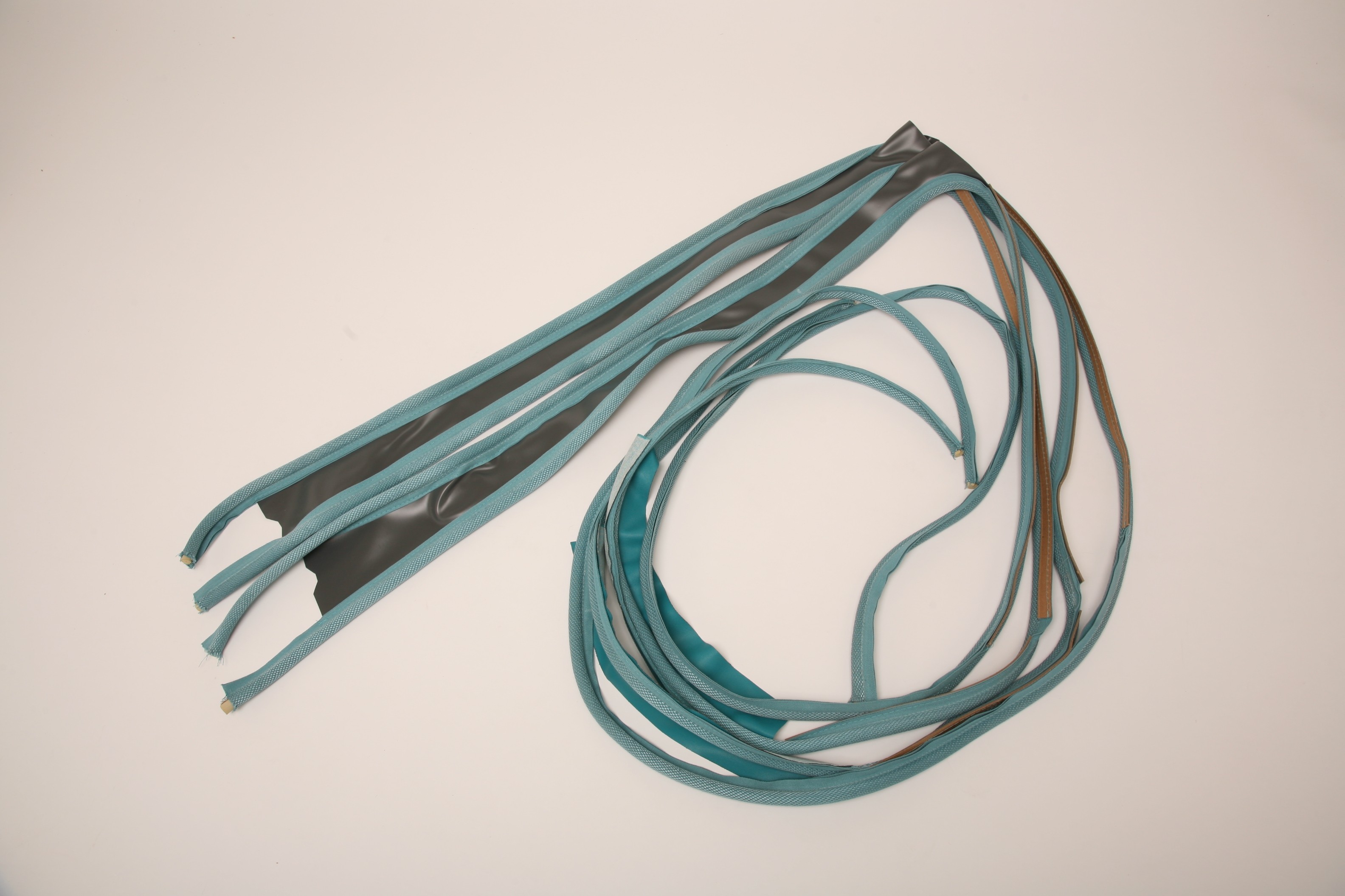 Wind Lace Assembley Turquoise 1955-1956-1957 4Dr Sedan Discontinued. See 1957 bright tq part number BTQ4DWL