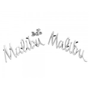 Emblem 1968 'Malibu' Front  Fender