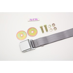 1955-1980 Rear Seat Belt -GRAY
