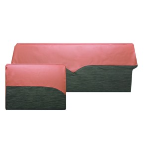 1955 Bel Air 2 Door Hardtop Seat Cover Sets -Coral/GREY