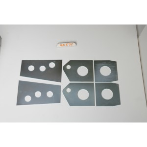 1967-1968-1969 SUBFRAME BODY MOUNTING PLATES