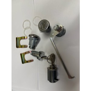 1956 Bel Air 2 Door Hardtop & Convertible Complete  Lock Set with Flat Pawls