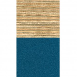 1955 Bel Air 4 Door Wagon Preassembled Side Panel Set -Beige/Blue