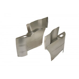 1955 Metal Rear Armrest And Piston Cover Assembly