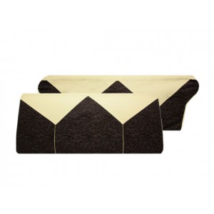 1956 Bel Air 6 Passenger Wagon Seat Cover Set -Yellow/Charcoal