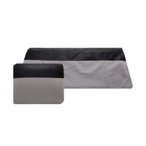 1955 150 2 Door Sedan Seat Cover Sets -Black/Gray