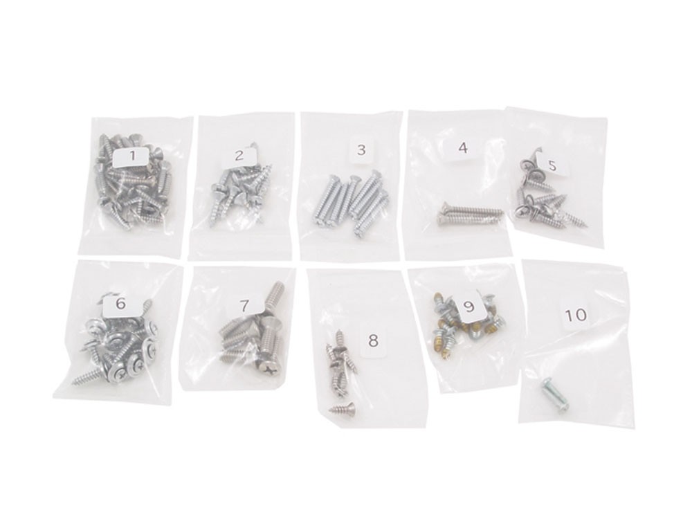 1965 Chevrolet Impala Convertible Interior Trim Screw Kit -92 pieces