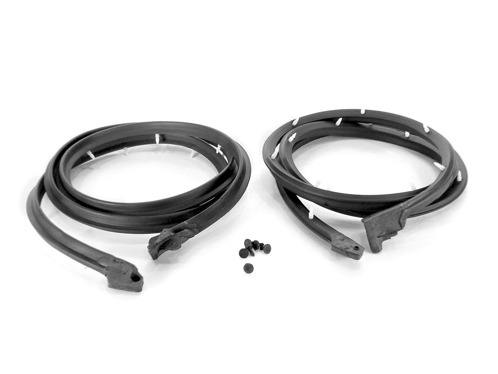 Weather Strips 1958 Bel Air 4 Door Hardtop Rear Rail