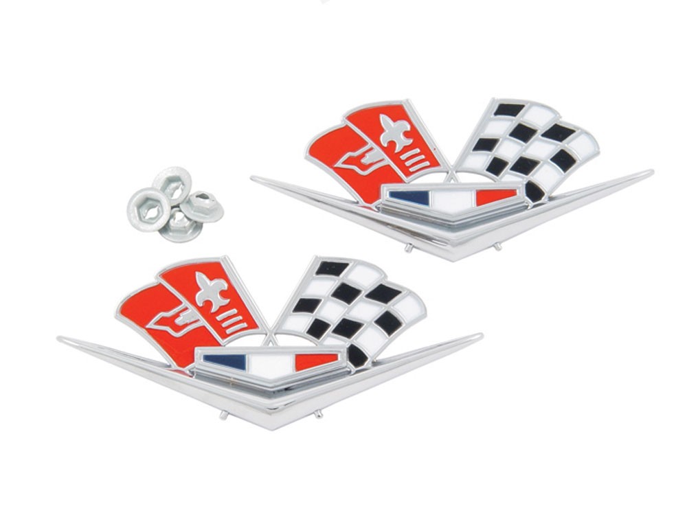 1962-1963 Front Fender Flags