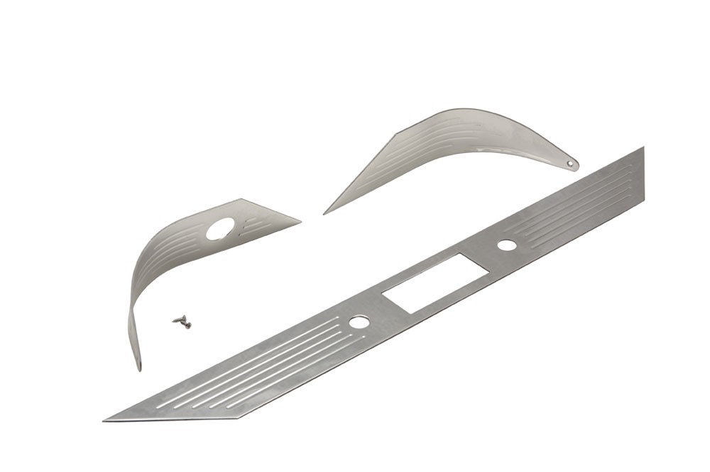 1955-1956 Dash Inserts With Modern Radio Cut-outs