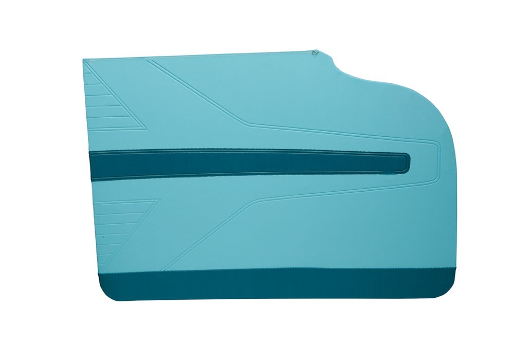 1958 Biscayne 2 Door Sedan Preassembled Side Panels -Turquoise