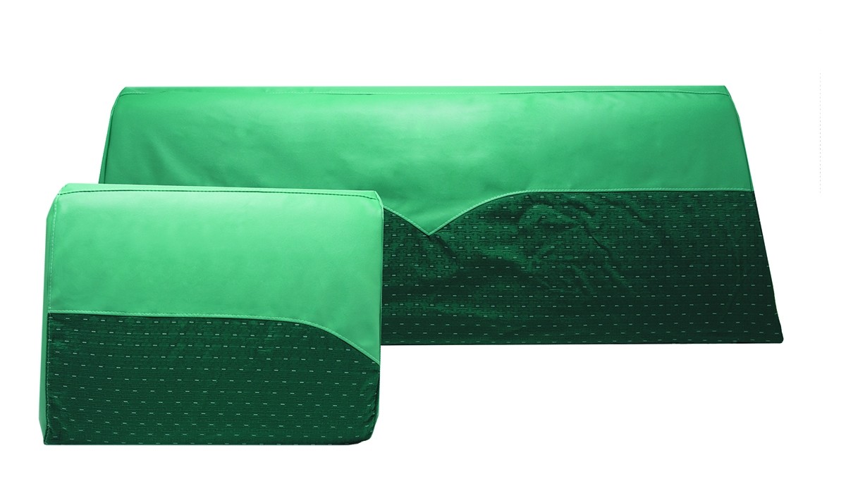 1955 Bel Air 2 Door Sedan Seat Cover Sets -Green/Green